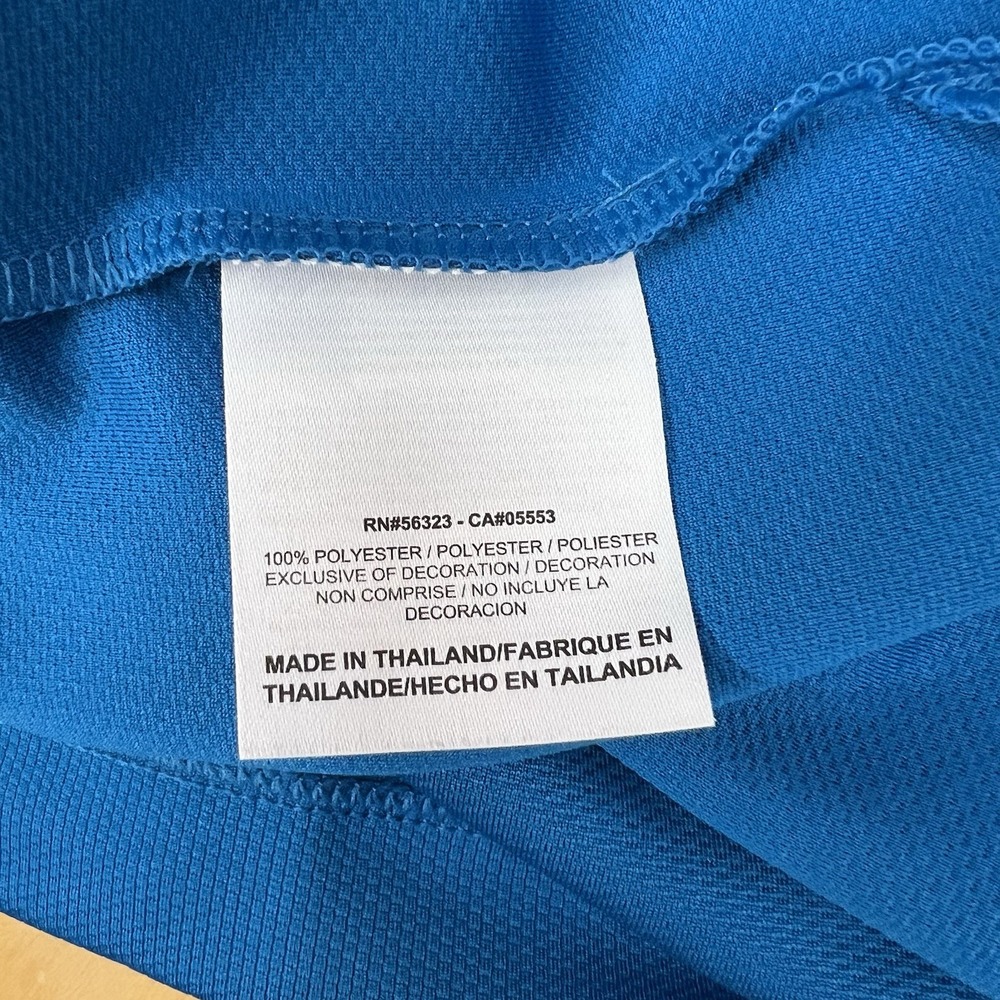 Nike Golf Polo Shirt Pique Performance Mens XL Relaxed Fit Blue Dri-Fit - Picture 8 of 8
